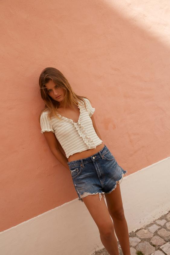 ZIG JACQUARD KNIT TOP