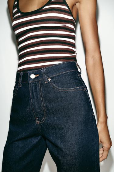 JEAN Z1975 DROIT TAILLE HAUTE LONGUEUR LONGUE - Bleu de Zara - Image 3