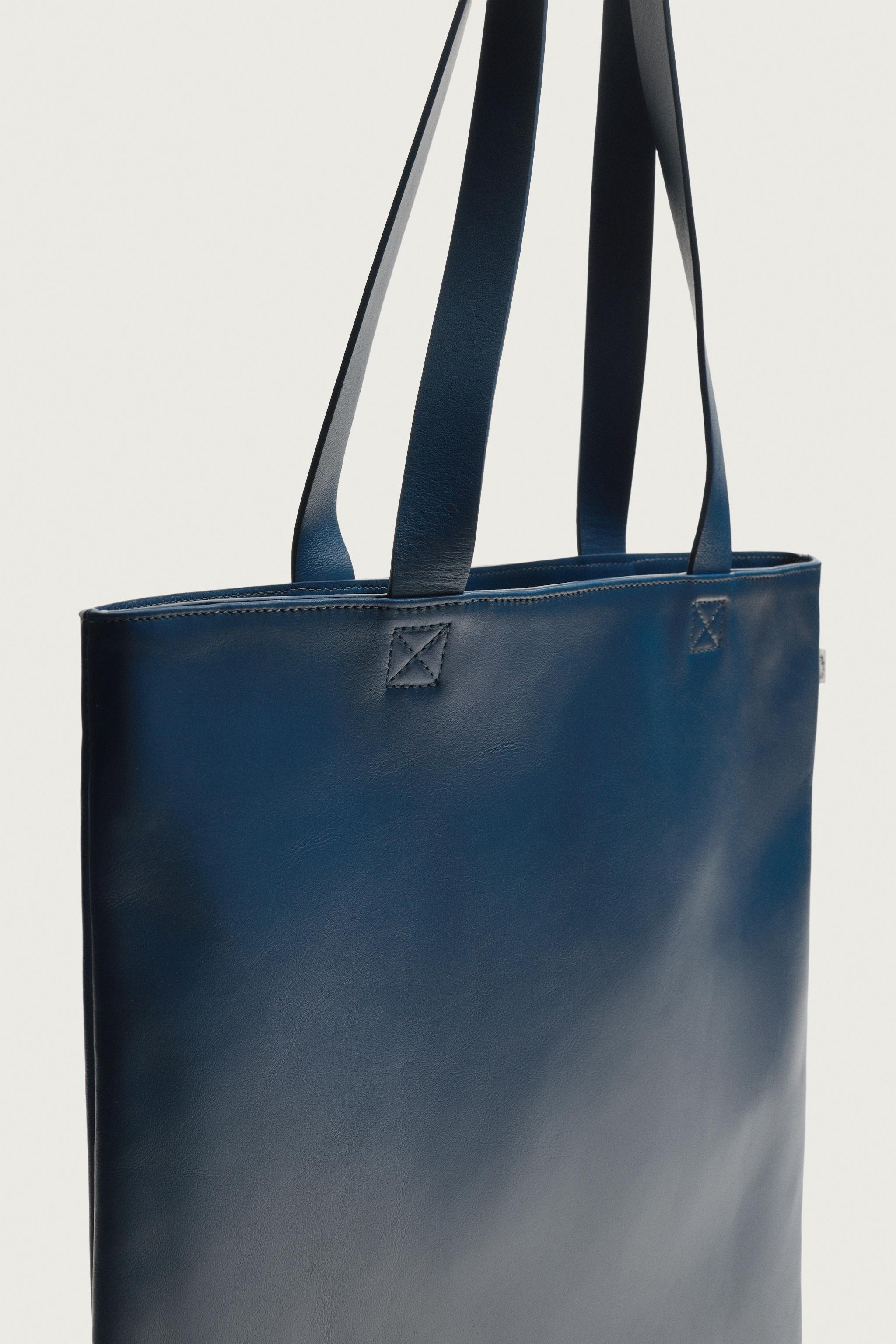 LEATHER SHOPPER BAG