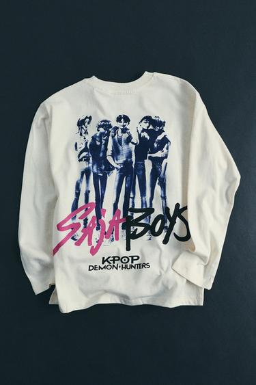 KPOP DEMON HUNTERS™ NETFLIX © 프린트 티셔츠 - Zara 크림