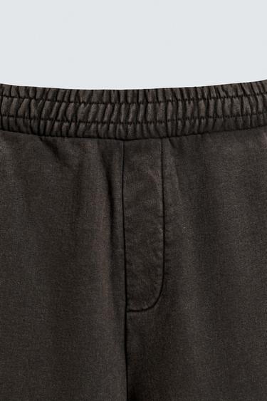 BALLOON FIT JOGGING TROUSERS - Brown by Zara - Image 7