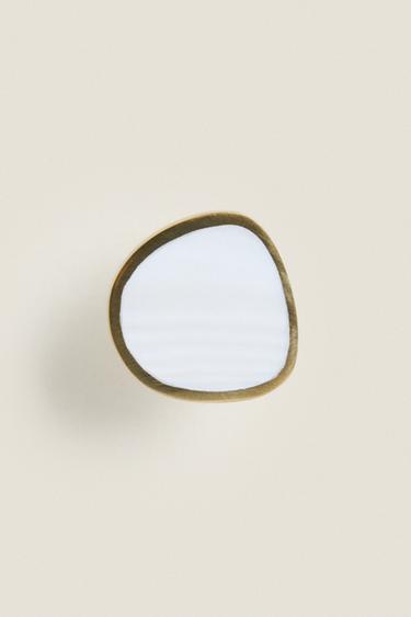 PACK OF IRREGULAR MOTHER-OF-PEARL DOOR KNOBS (PACK OF 2) - White by Zara - Image 2