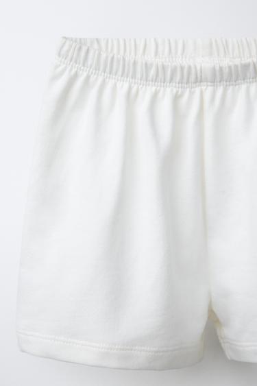 LABEL SWEATSHIRT AND BERMUDA SHORTS SET - Oyster-white by Zara - Image 5