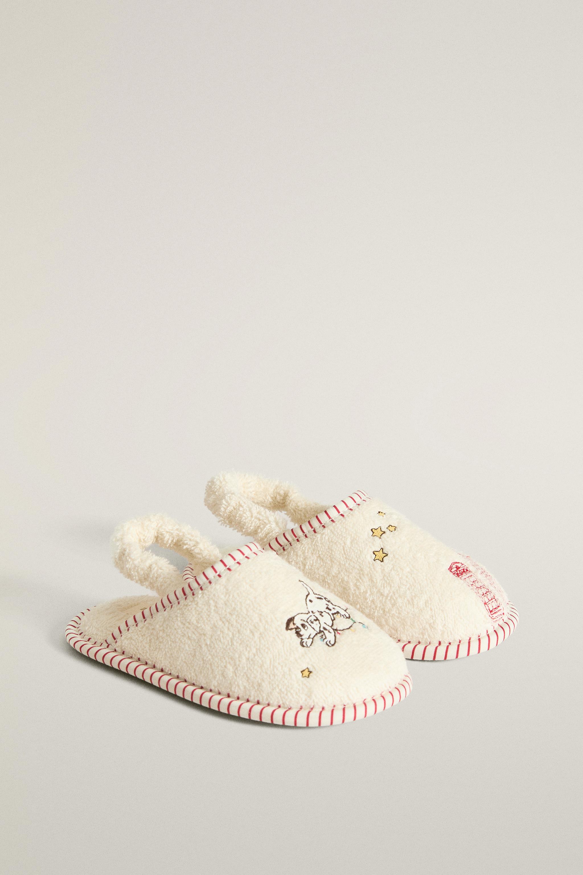 101 DALMATIANS ©DISNEY CHRISTMAS TOWEL BATHROOM SLIPPERS