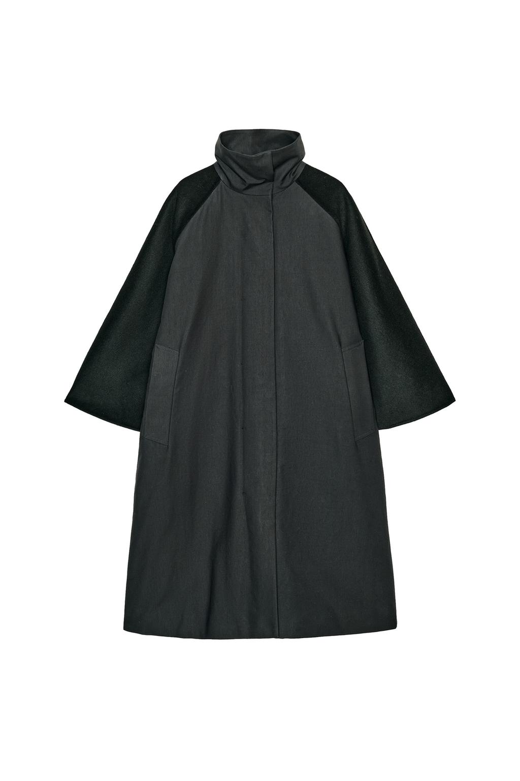 WOOL BLEND CAPE ZW COLLECTION LIMITED EDITION - image 3