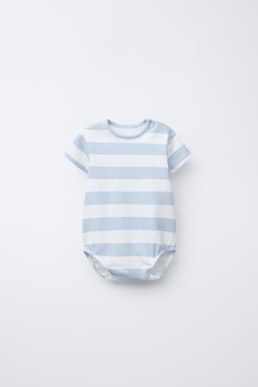 BODY RAYAS - Azul claro de Zara