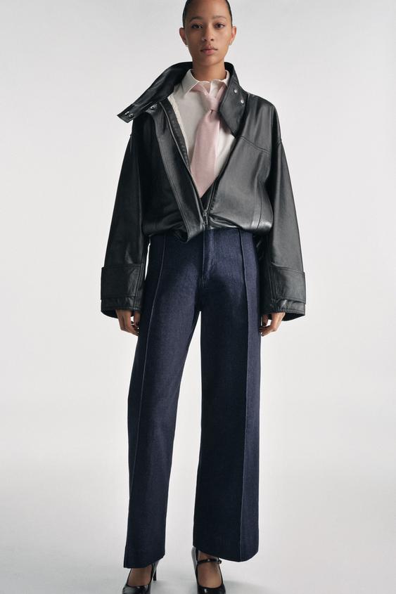 ZW COLLECTION HIGH WAIST WIDE LEG JEANS