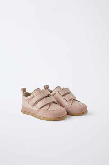LEATHER STRAP BAREFOOT PLIMSOLLS - Pink by Zara - Image 3