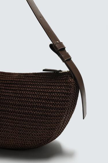 SAC PORTÉ ÉPAULE TRESSÉ - Marron de Zara - Image 2