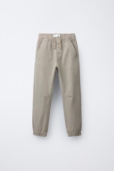 PANTALÓN JOGGER GOMAS - Arena de Zara