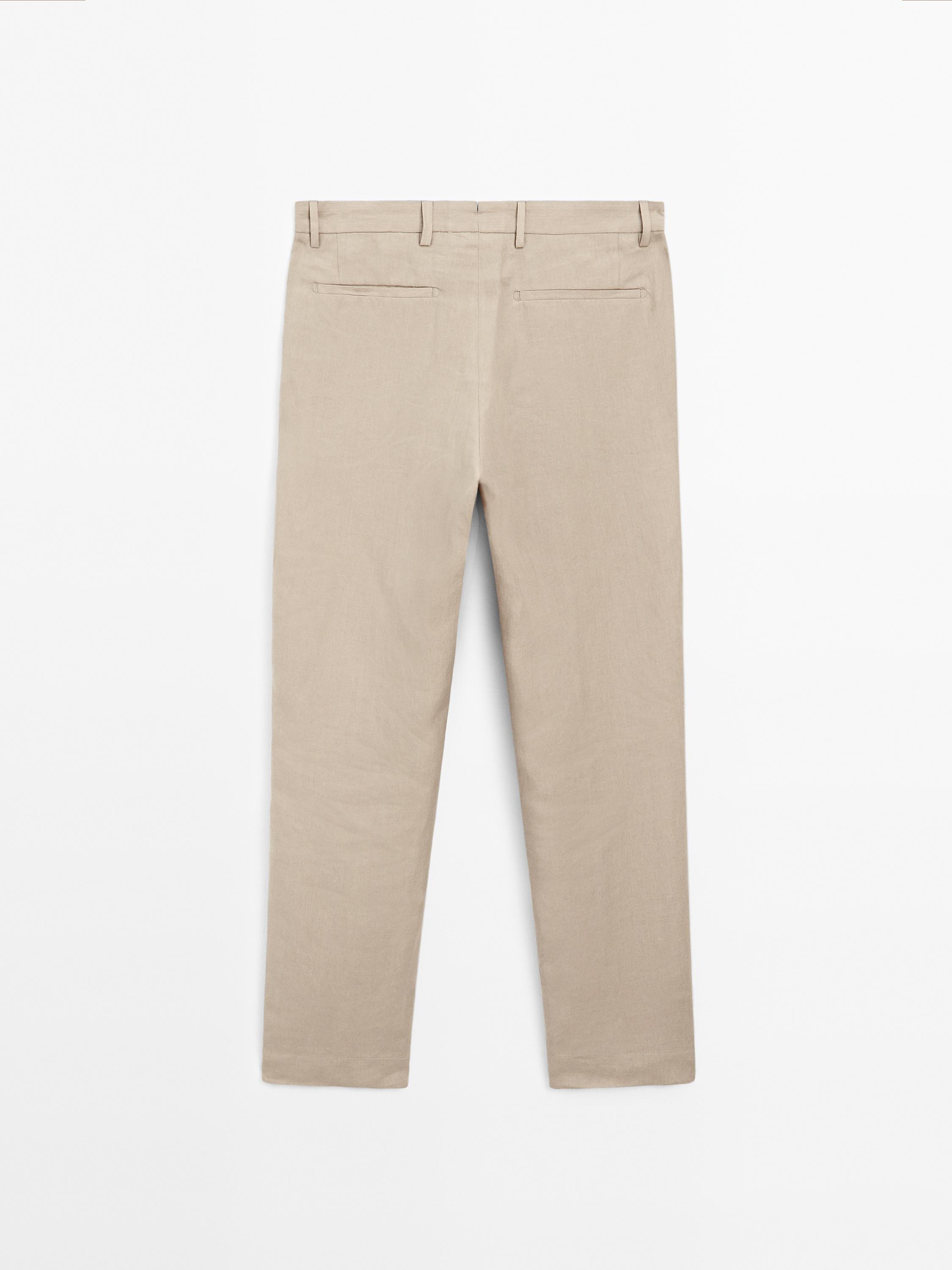 Flowing linen trousers