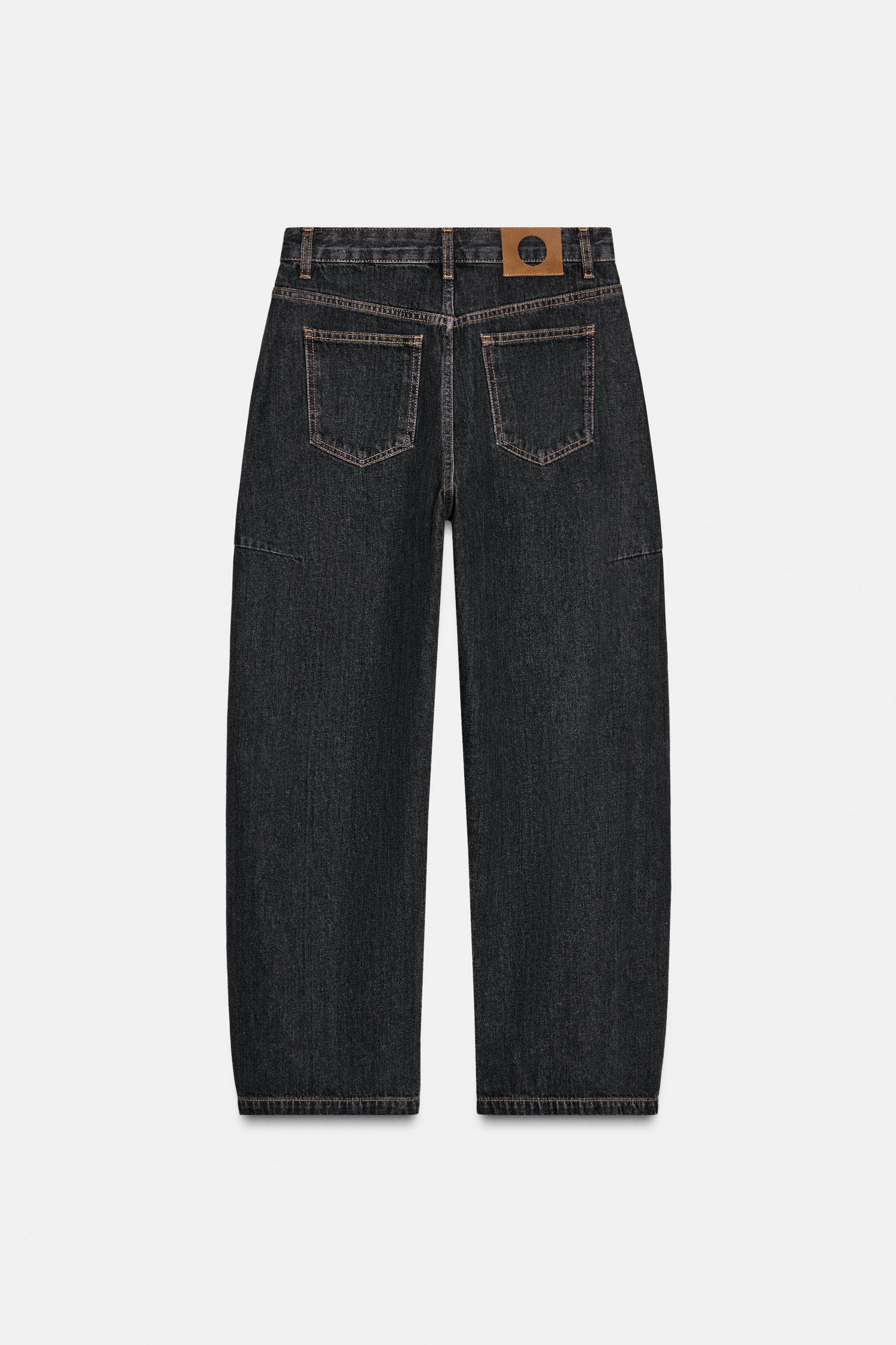 ZW COLLECTION MID-RISE ANKLE BALLOON JEANS