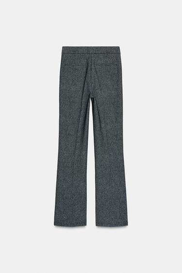 Zara FLARE LEGGINGS - Gray marl