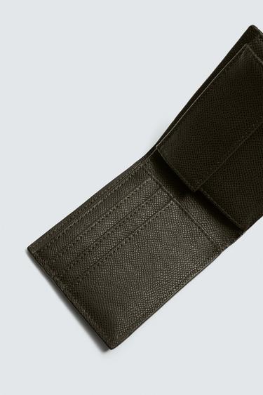 PORTEFEUILLE TEXTURÉ - Marron de Zara - Image 2
