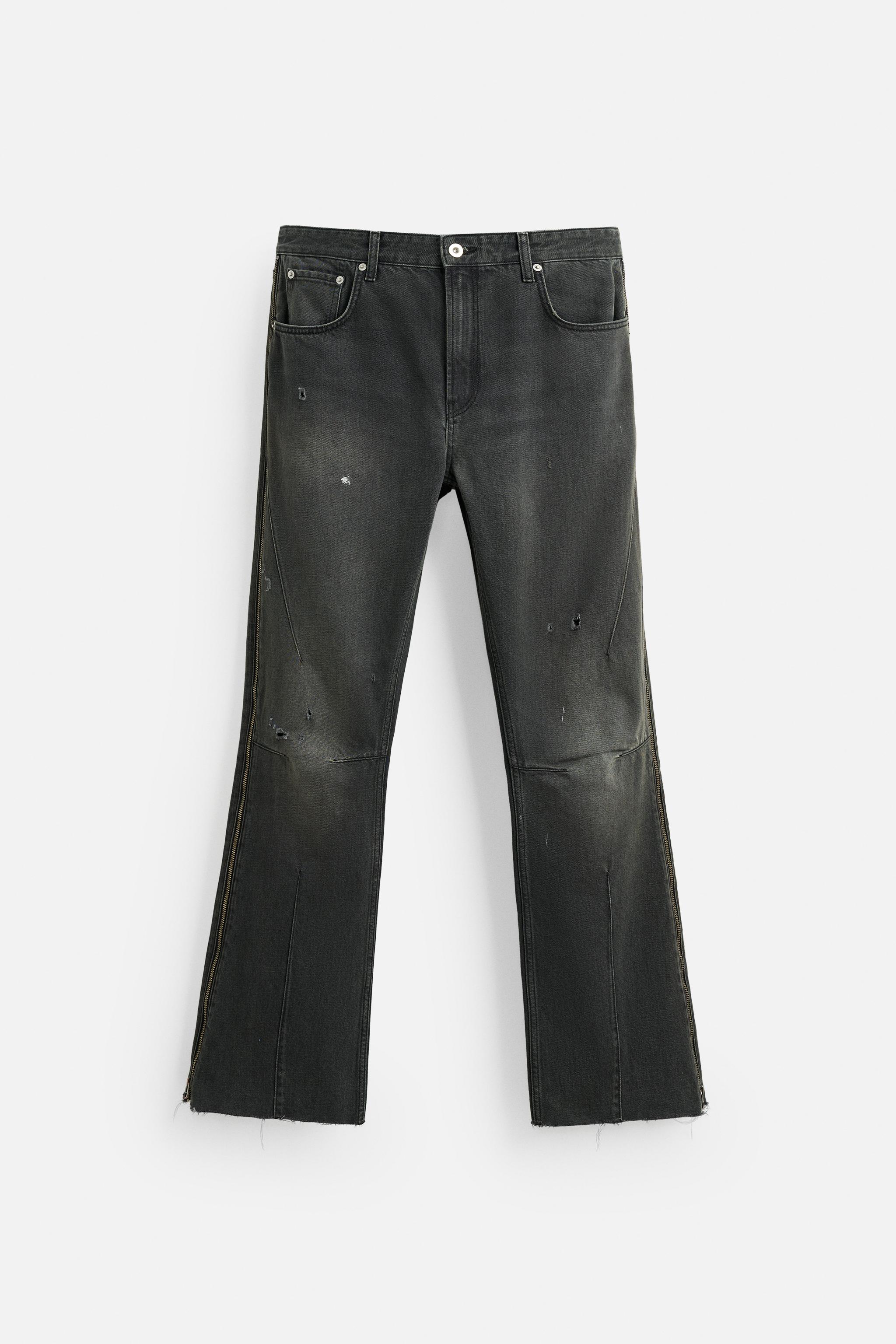 Bell Bottom Jeans Di Zara Zara THE SKINNY FLARE JEANS Blue SZ 2-34