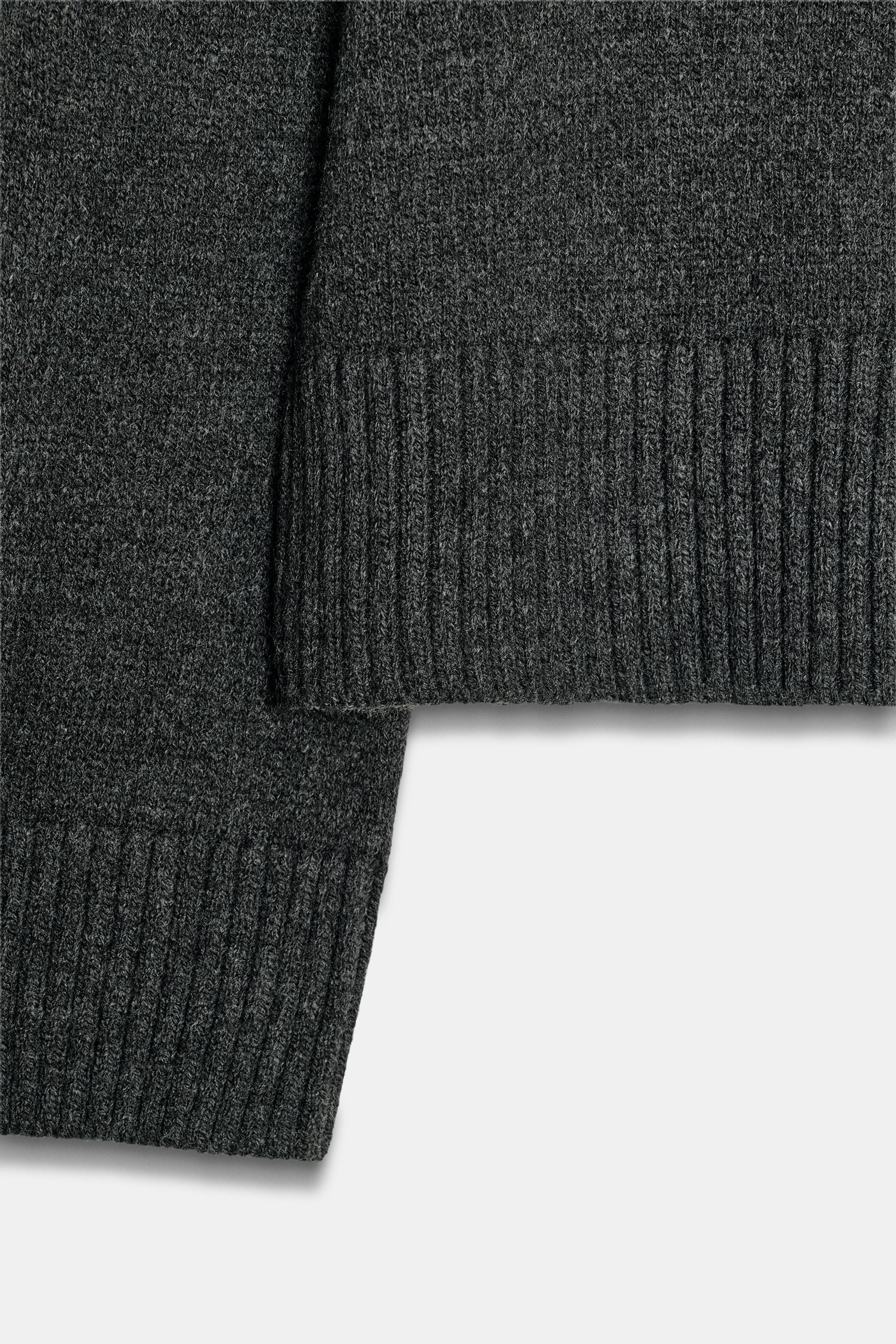 RIB TRIM KNIT JUMPER