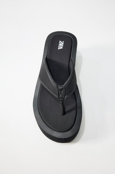 PLATFORM SANDALS - Black by Zara