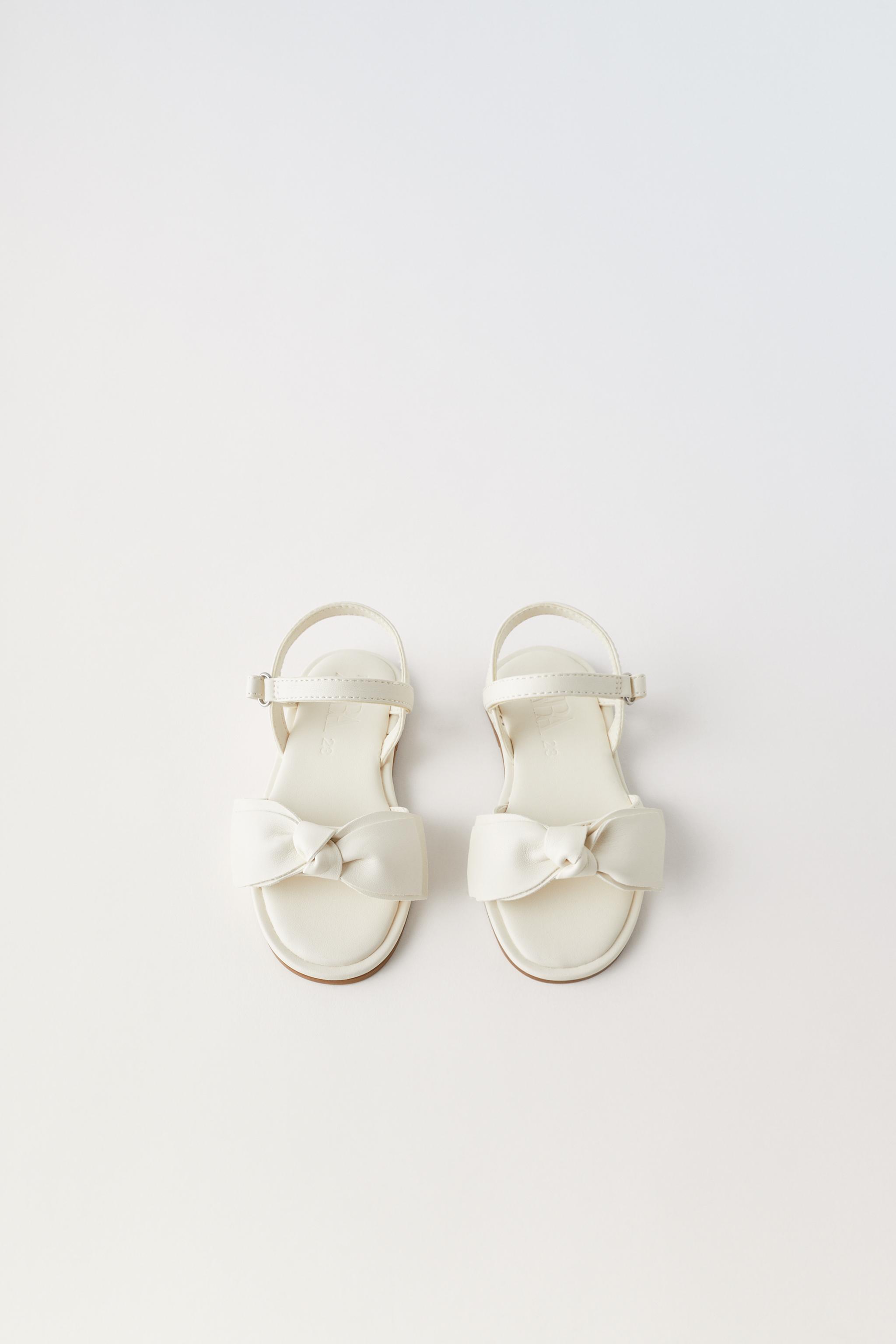 BOW SANDALS - White | ZARA United States