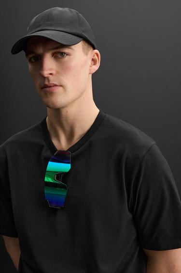 T-SHIRT ENTRAÎNEMENT RELAXED - Noir de Zara - Image 4