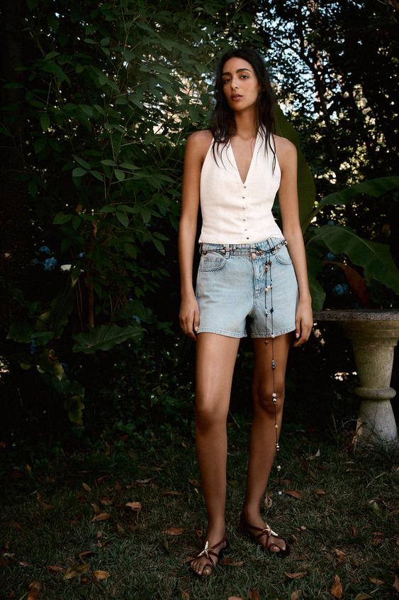 Z1975 MOM FIT MID-RISE SHORTS