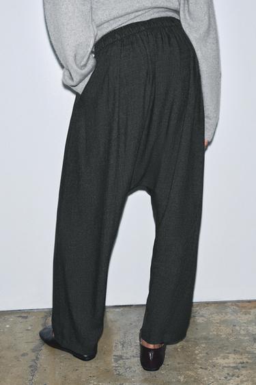 ZW COLLECTION LIMITED EDITION BAGGY TROUSERS - Grey by Zara - Image 2