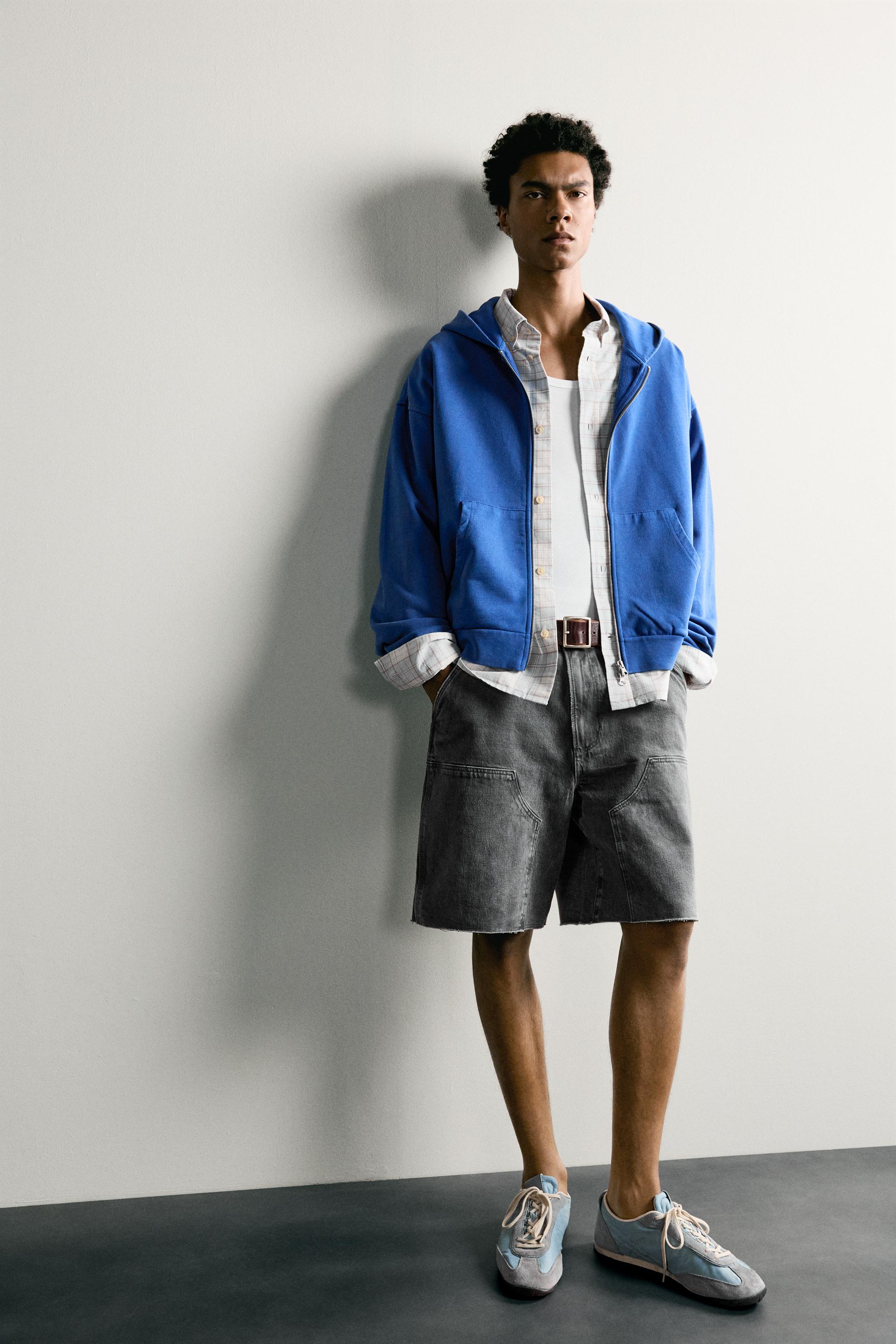 BERMUDA RELAXED FIT POCHE CHARPENTIER