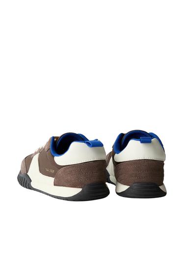 Zara COMBINED SNEAKERS - Brown