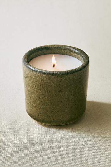Zara (125 G) CAFÉ AMBRE SCENTED CANDLE - taupe brown