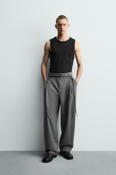 BALLOON FIT GALTZAK, IZURRAK ETA GERRIKOA - Grisa, Zara-rena