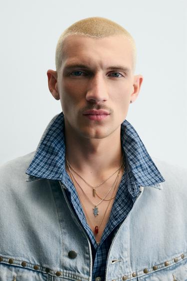 PACK OF 4 COMBINED NECKLACES - Gold / Silver by Zara - Image 0