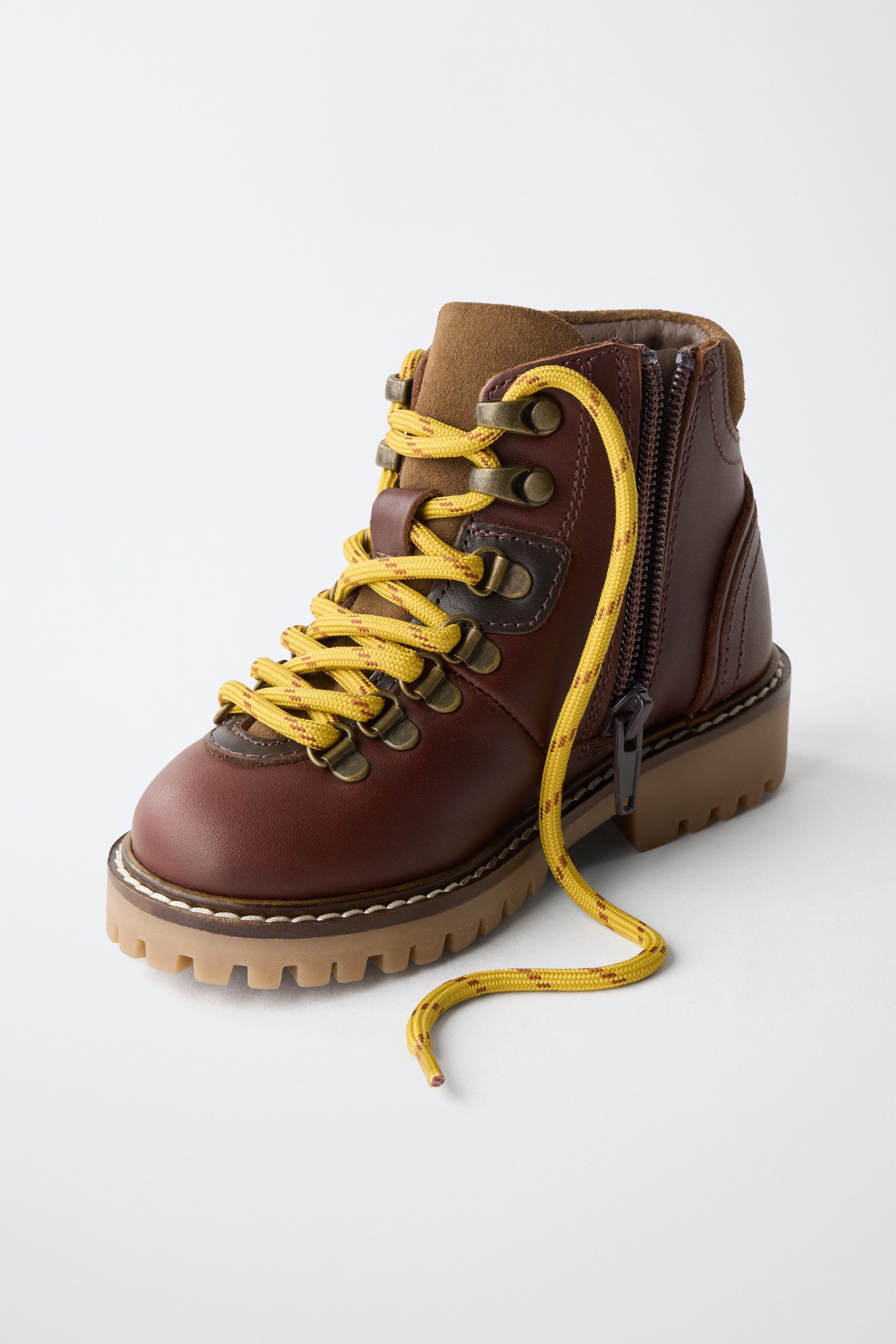 LEATHER MOUNTAIN BOOTS