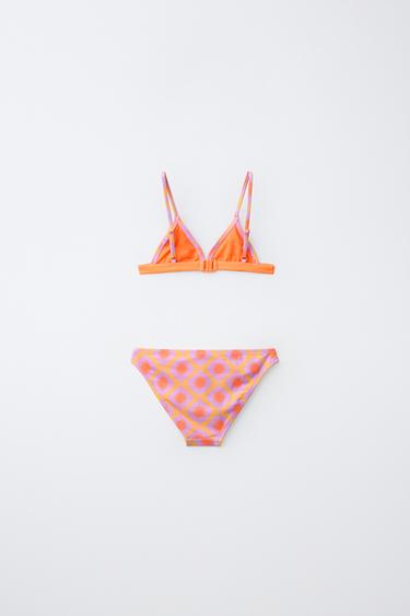 6-14 ANS / BIKINI À SOLEILS BRILLANTS - Orange de Zara - Image 1