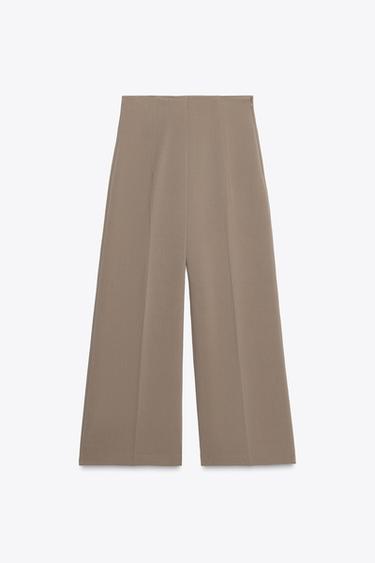 Zara ZW COLLECTION CULOTTES - Mid-mink