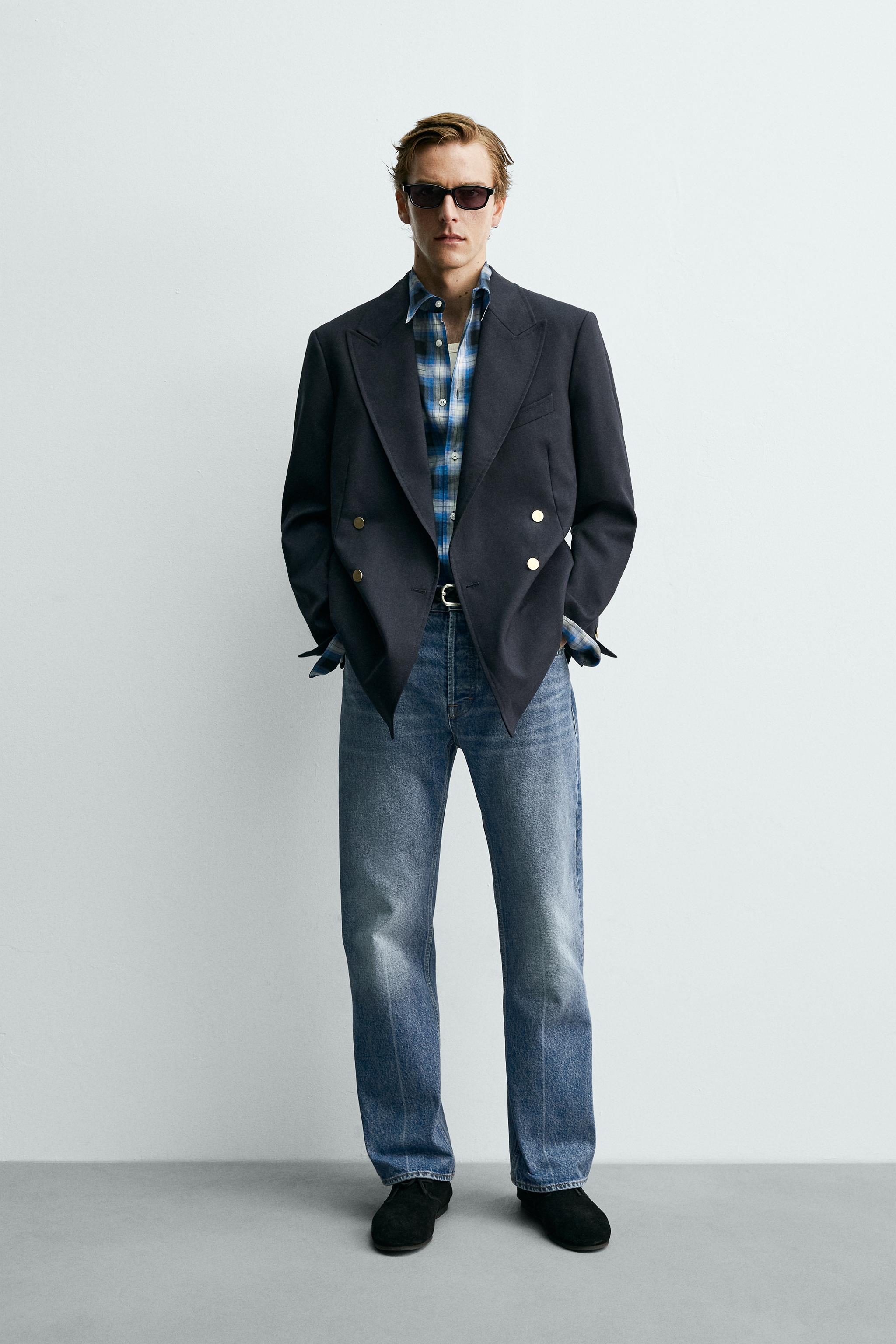 BLAZER CROISÉ 100% LAINE AARON LEVINE X ZARA