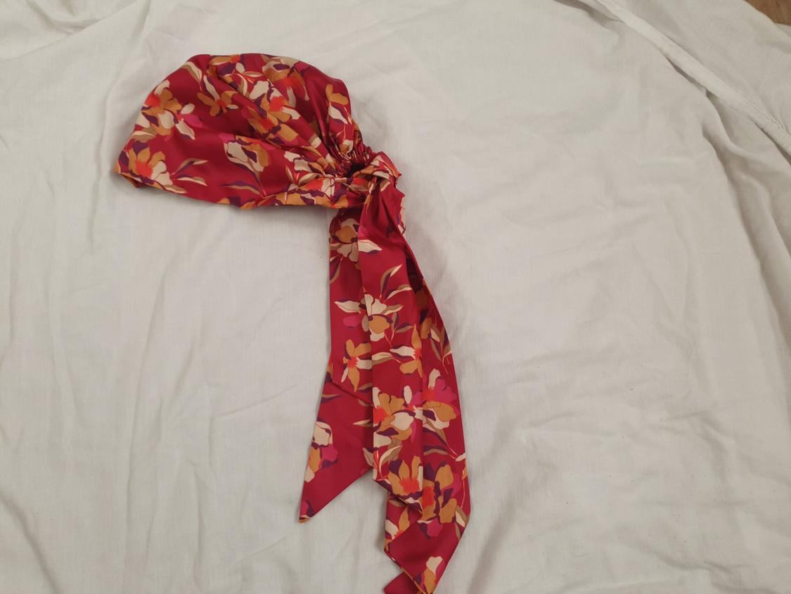 SATIN TURBAN CAP - Image 2