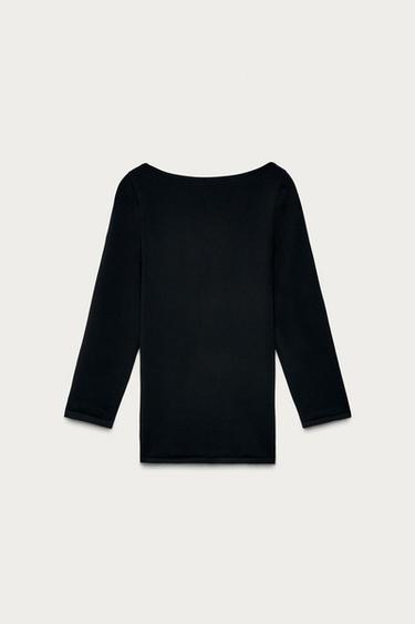 SEAMLESS TOP MARISA BERENSON X ZARA - Black by Zara