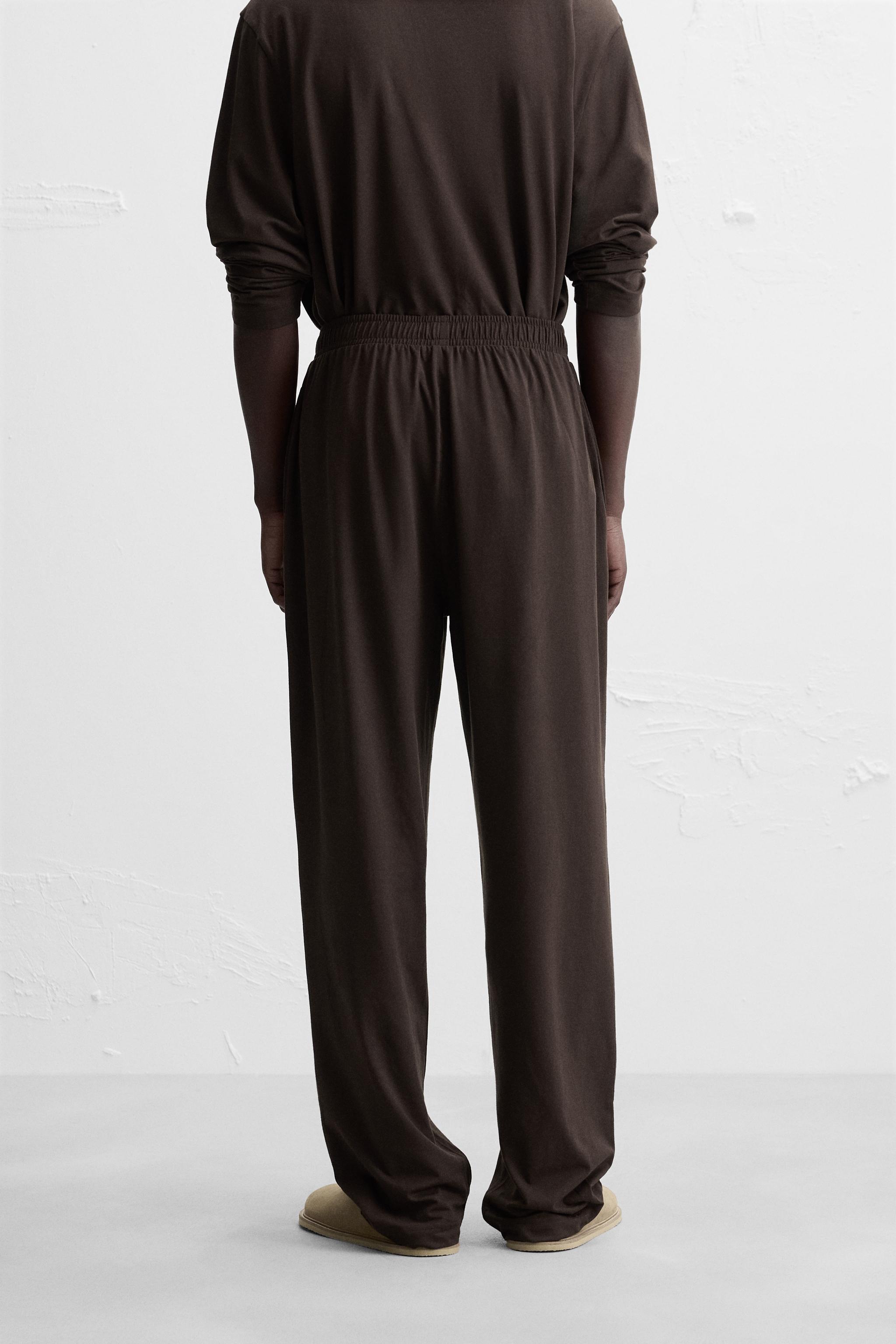 パジャマセット - ブラウン | ZARA Japan / 日本