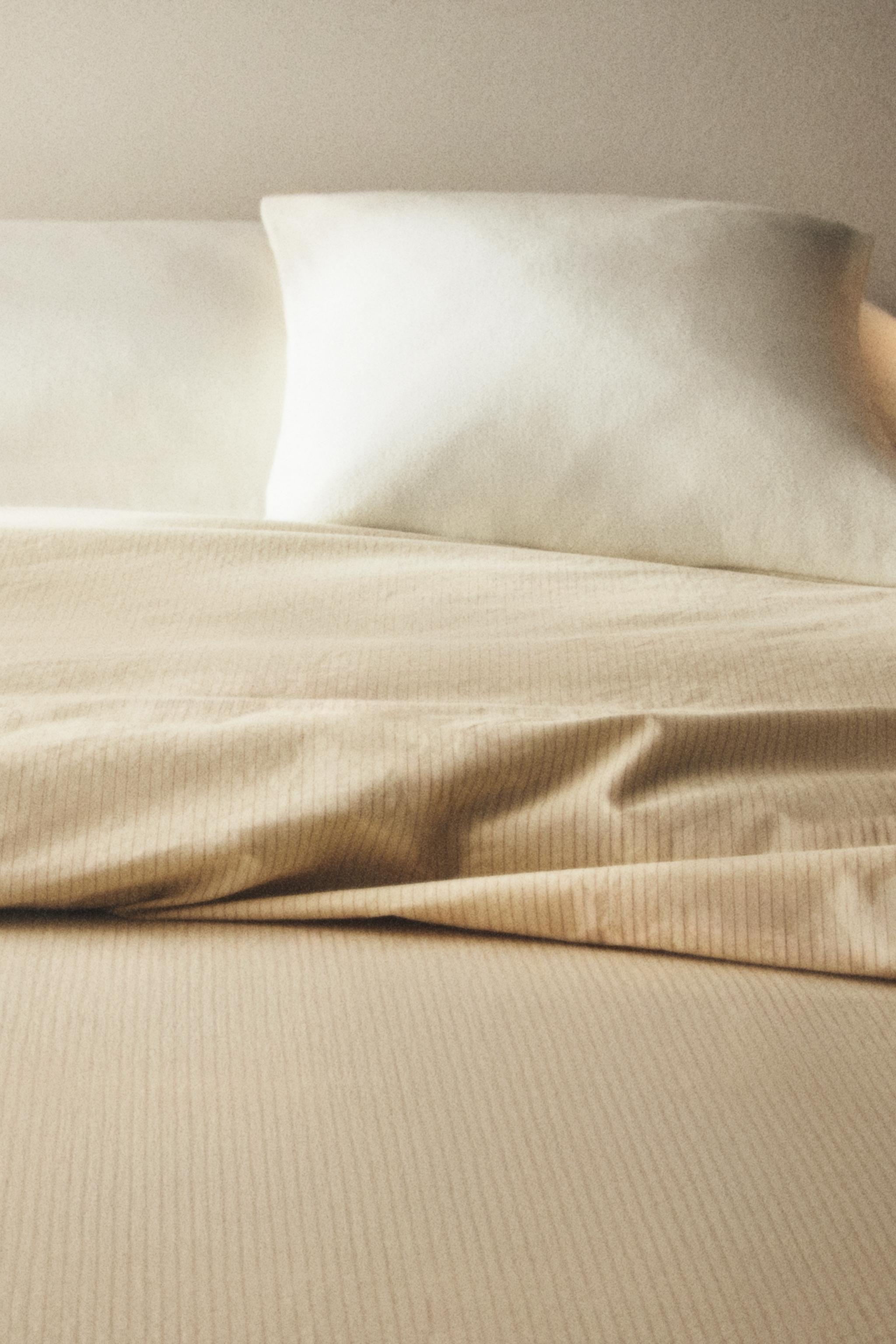 ZARA HOME リネン　ベッドカバーと枕カバー2枚セット コットンリネン ベッドカバー | Zara Home 日本/Japan
