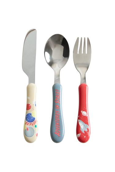 Zara KIDS' SPACE FLATWARE SET - Multicolored