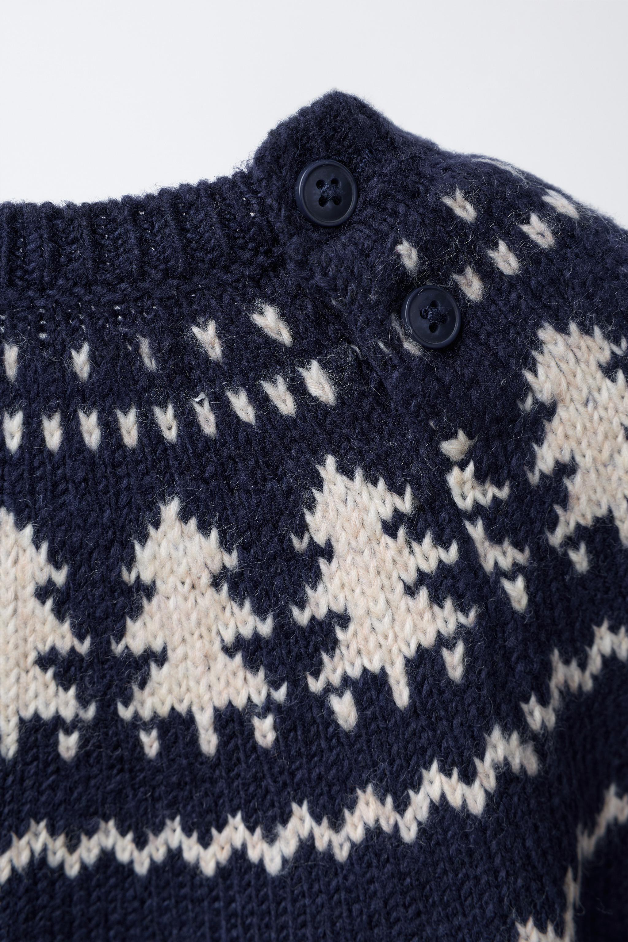 TREE JACQUARD KNIT JUMPER