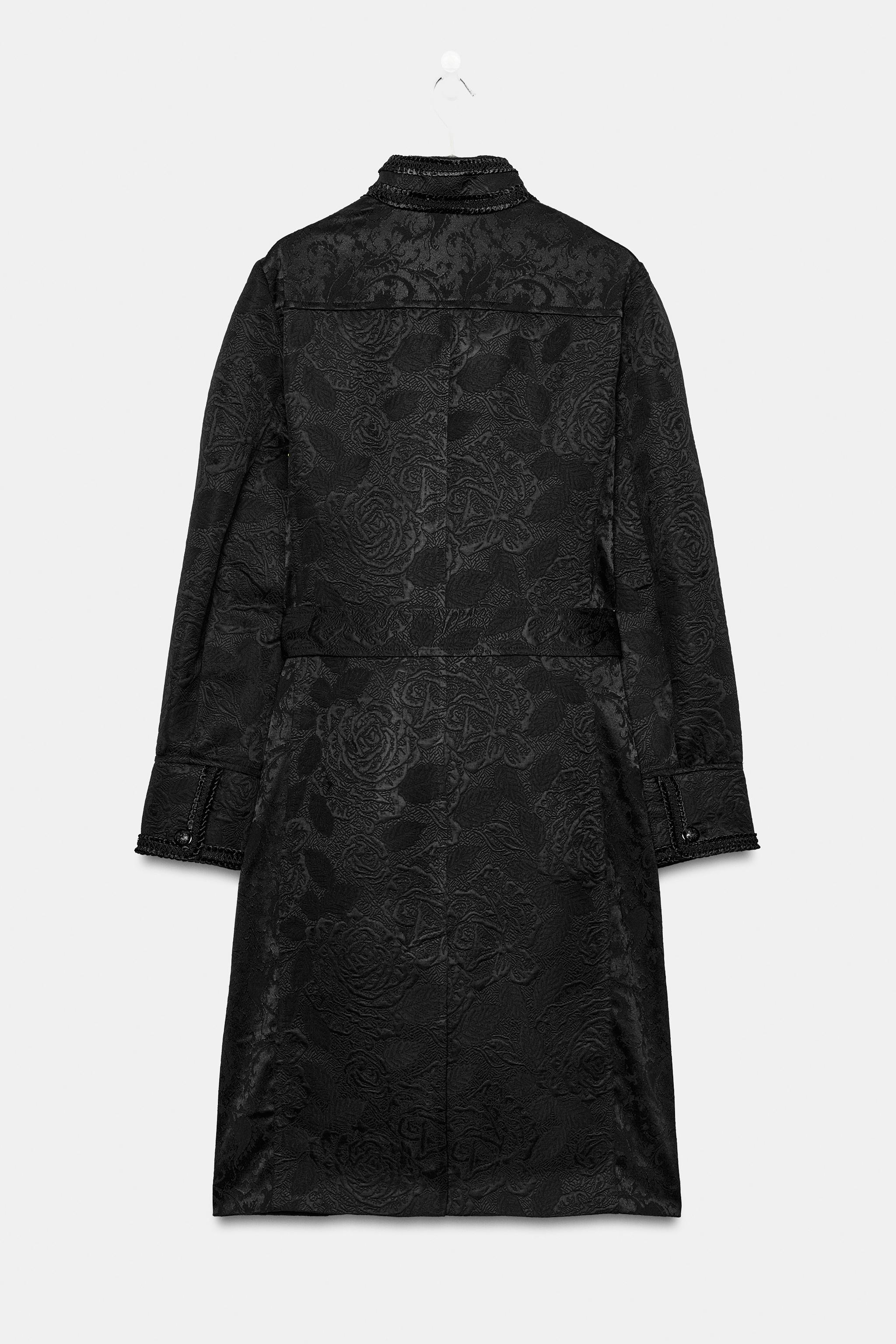 ZW COLLECTION JACQUARD MIDI COAT
