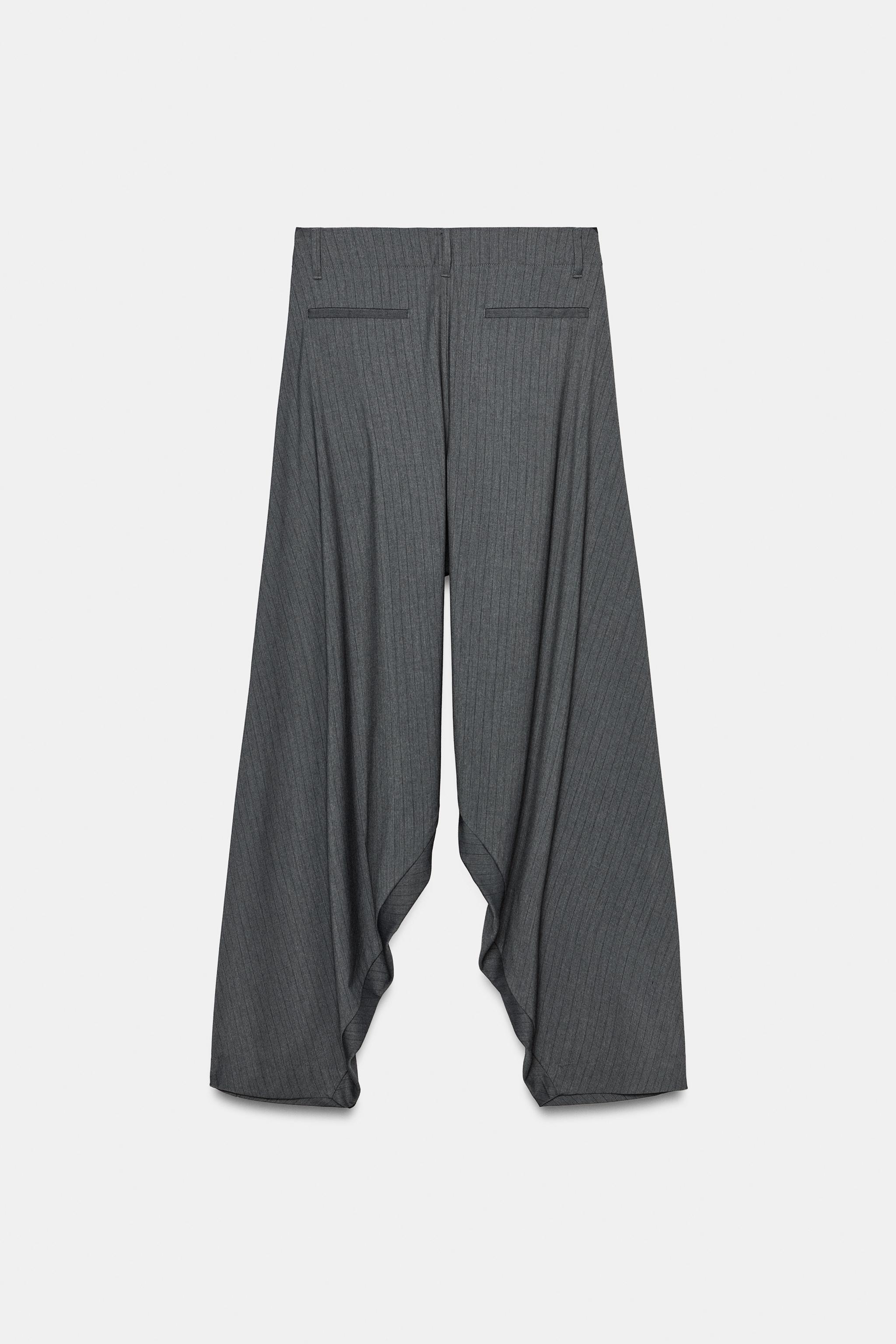 PINSTRIPE VOLUME PANTS