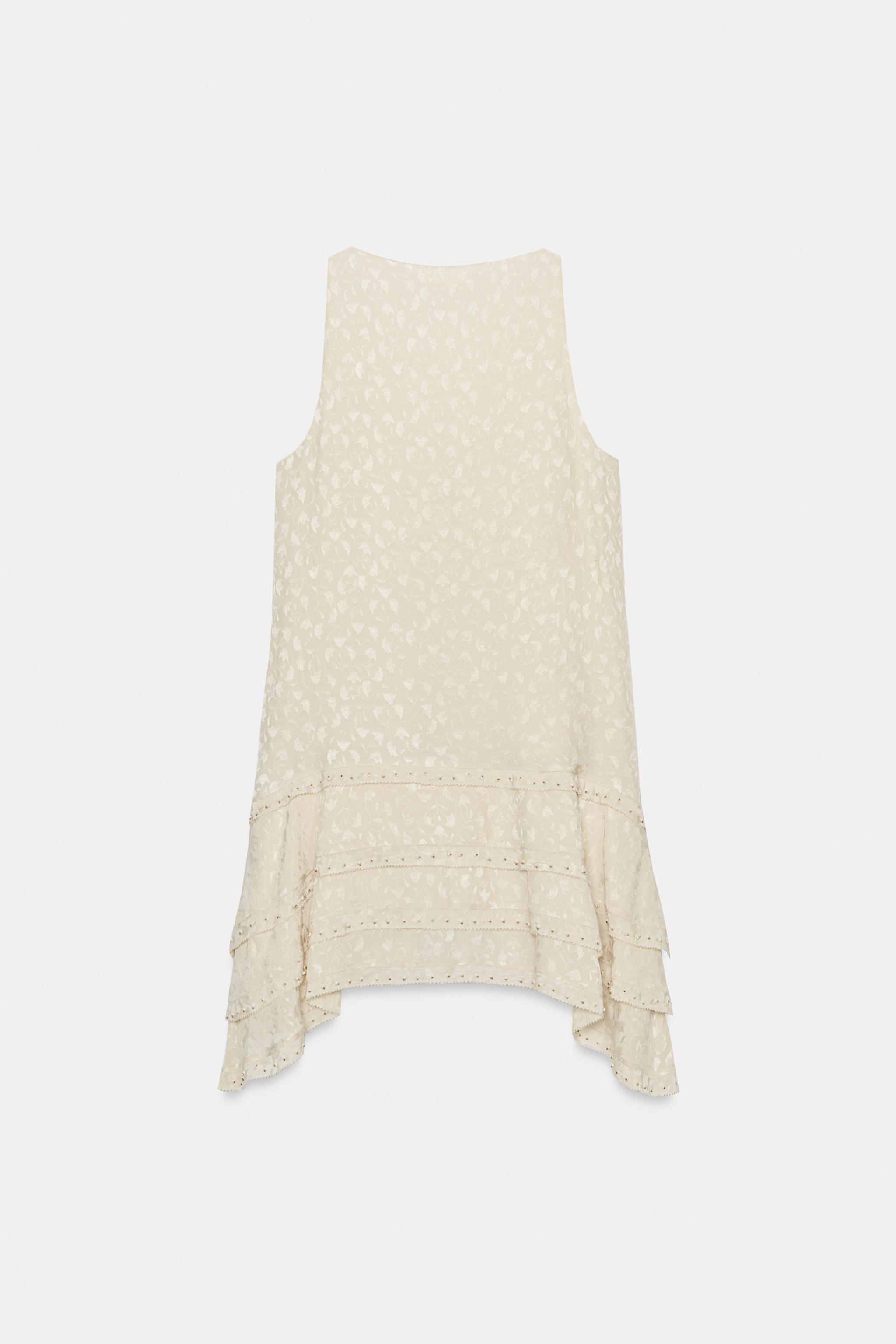 ZW COLLECTION JACQUARD MINI DRESS