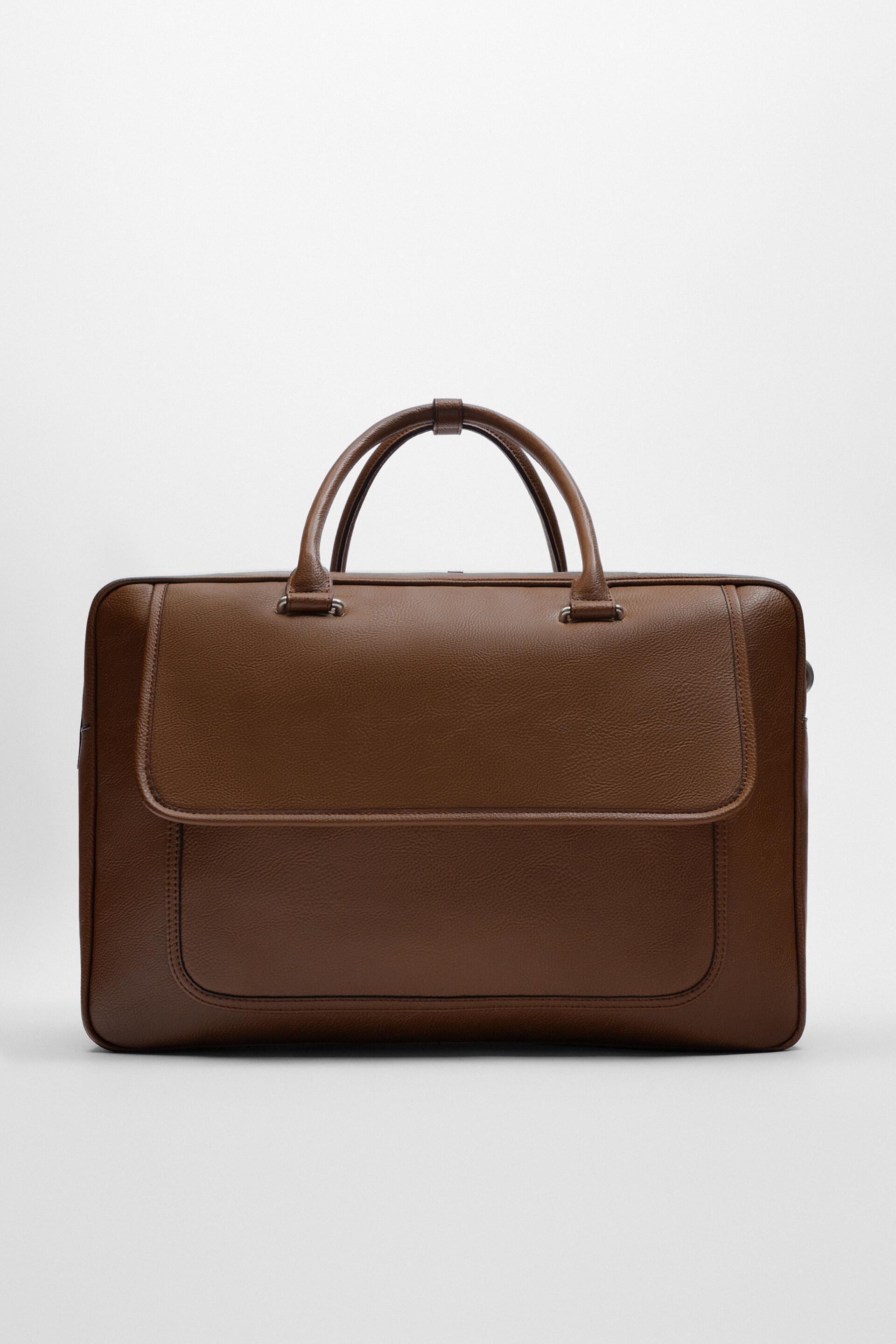 MONOCHROME BOWLING BAG - Brown | ZARA United Kingdom