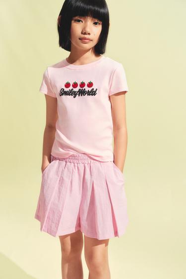 SMILEYWORLD ® TOMATO PRINT T-SHIRT - Pink by Zara
