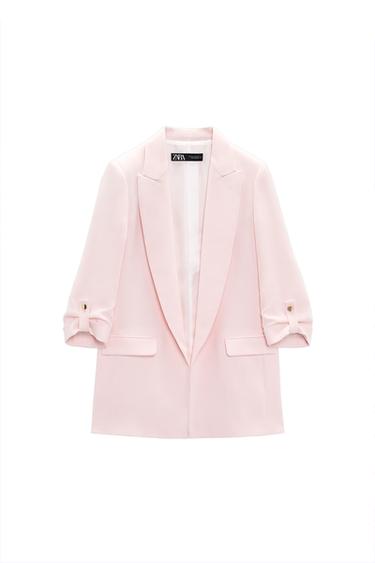 BLAZER WITH ROLLED-UP SLEEVES