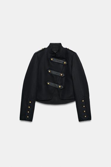 VESTE BRANDENBOURGS ZW COLLECTION - Noir de Zara - Image 8