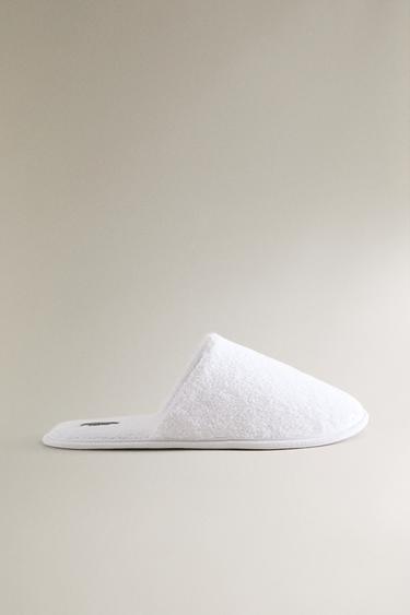 CHAUSSONS SERVIETTE DE BAIN - Blanc de Zara
