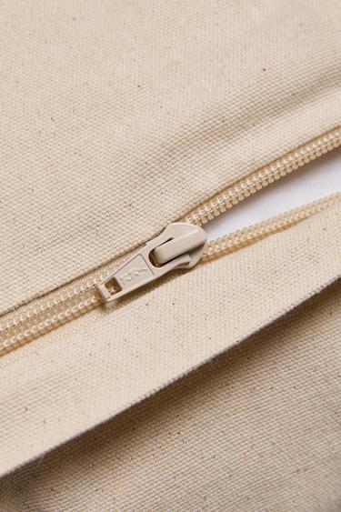 KILIM CUSHION COVER - Light beige by Zara - Image 3