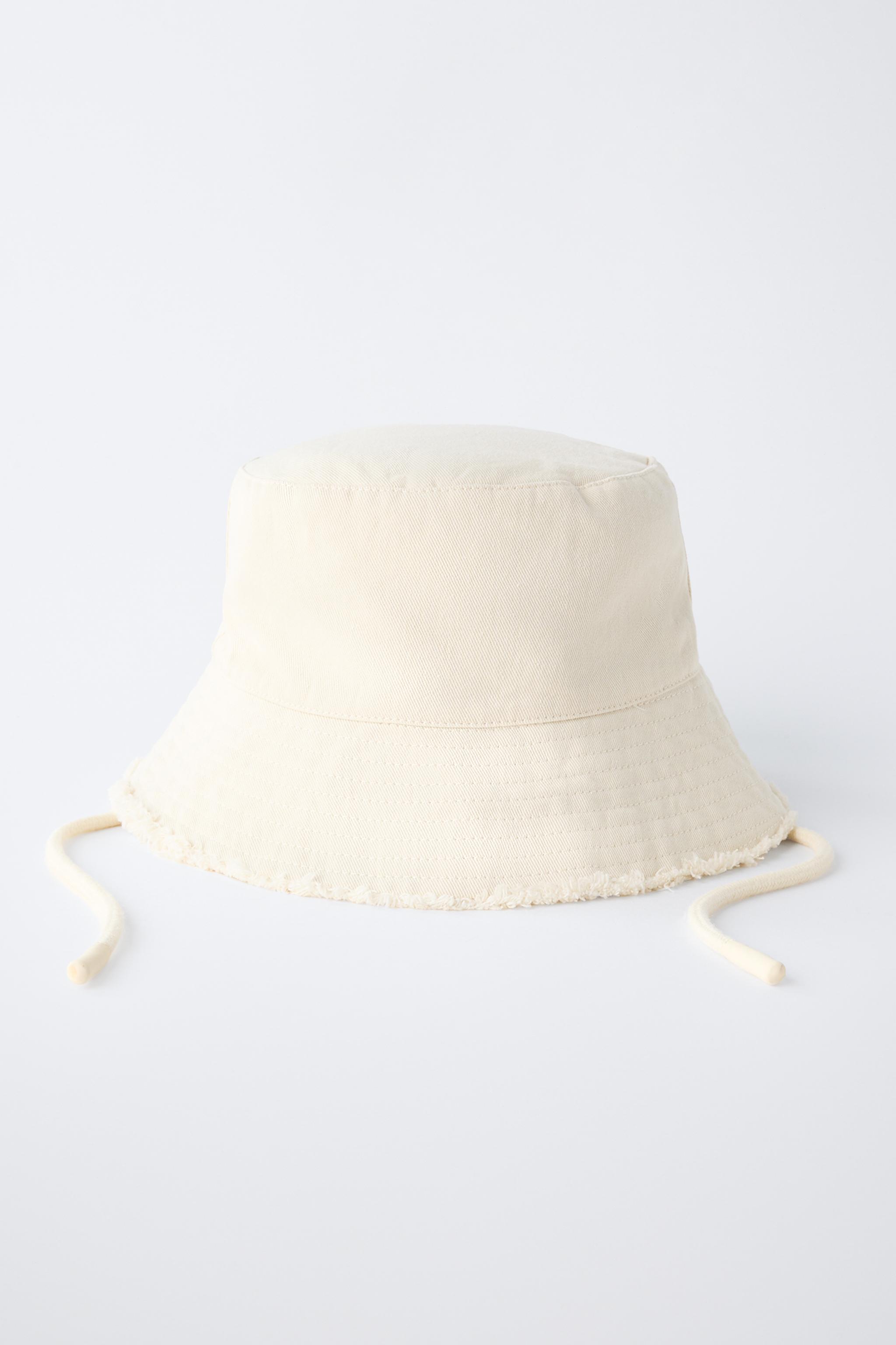 FRAYED BUCKET HAT - Sand | ZARA United States